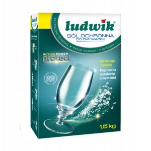 Sól do zmywarki gruboziarnista Ludwik 1,5 kg Sól do zmywarki gruboziarnista Ludwik 1,5 kg