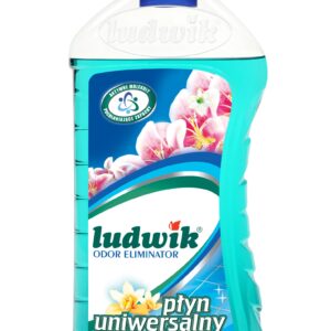 Ludwik Płyn uniwersalny do podłóg neutralizator zapachów kwiaty laguny 1 L Ludwik Płyn uniwersalny do podłóg neutralizator zapachów kwiaty laguny 1 L