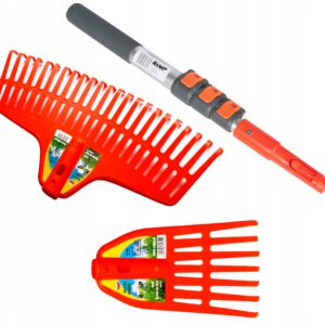 Zestaw narzędzi ogrodniczych Ramp 3szt. Grabie M + Grabie S+ trzonek tel. Zestaw narzędzi ogrodniczych Ramp 3szt. Grabie M + Grabie S+ trzonek tel.