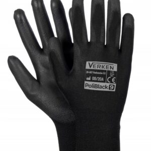 Rękawice robocze czarne Sotka rozmiar 7, 1 para