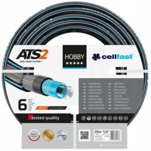 Wąż ogrodowy Hobby ATS 5/8" 50 mb wąż 6-warstwowy 16-211 Wąż ogrodowy Hobby ATS 5/8" 50 mb wąż 6-warstwowy 16-211