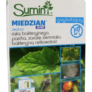 MIEDZIAN 50 WP 100g grzybobójczy na zarazę, parcha MIEDZIAN 50 WP 100g grzybobójczy na zarazę, parcha