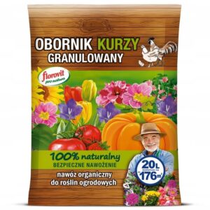 Obornik KURZY 20 L. granulowany, naturalny nawóz Obornik KURZY 20 L. granulowany, naturalny nawóz