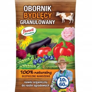 Obornik Bydlęcy granulowany 10 L, bio nawóz